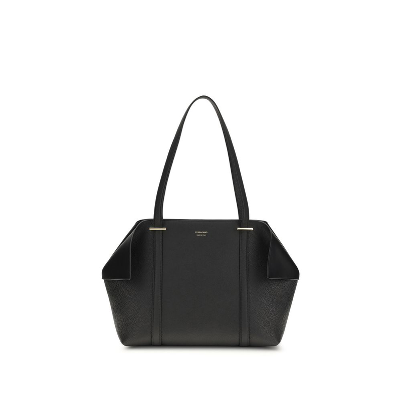 Black calf leather bos taurus shoulder bag-null