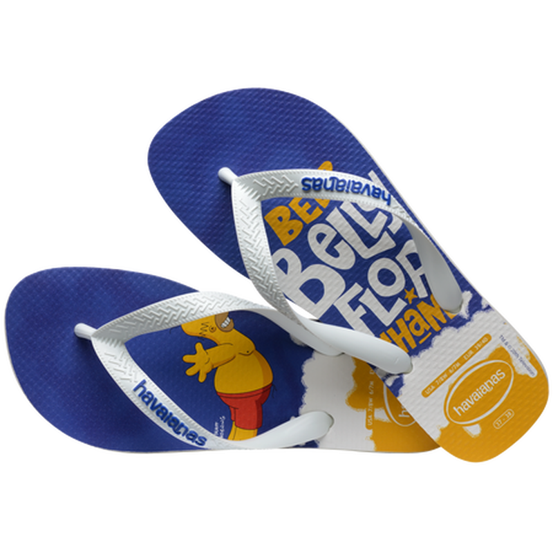 Men's simpsons top flip flops-null