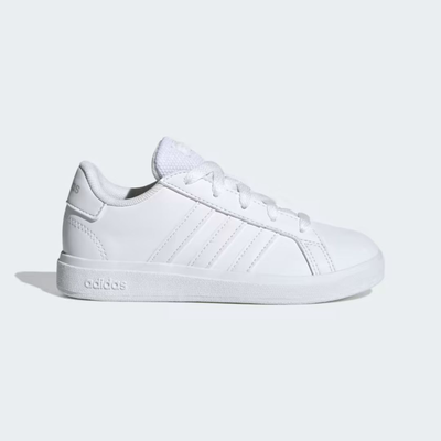 Adidas grand court 2.0 kids shoes fz6158, White, medium