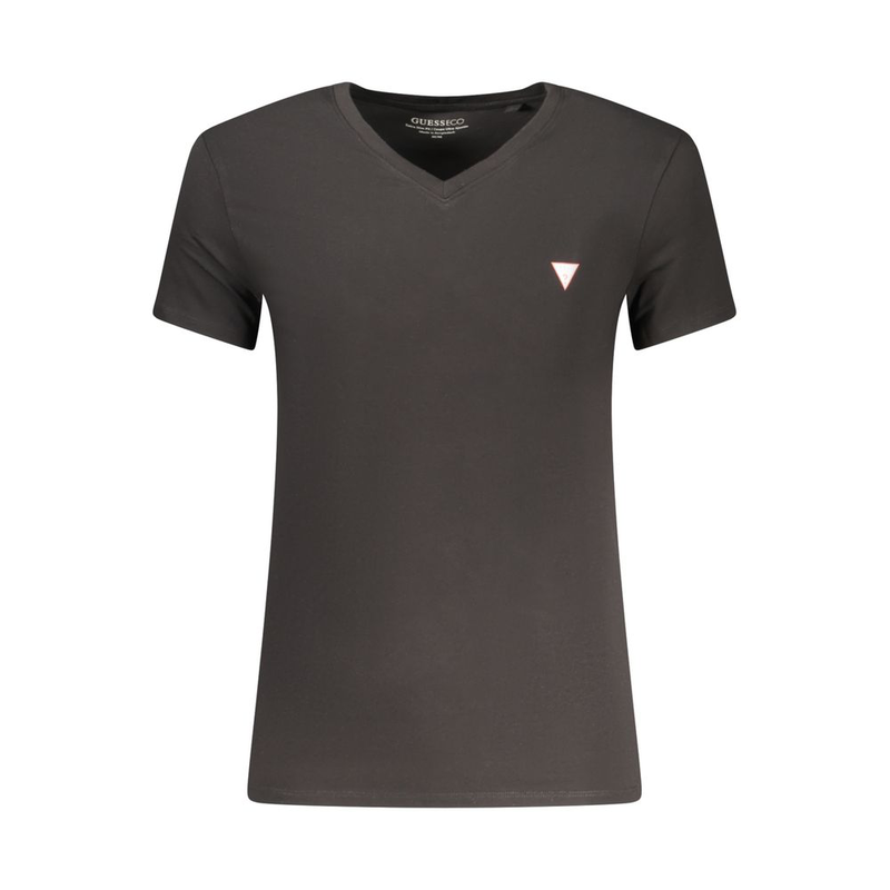Black cotton men's t-shirt-null