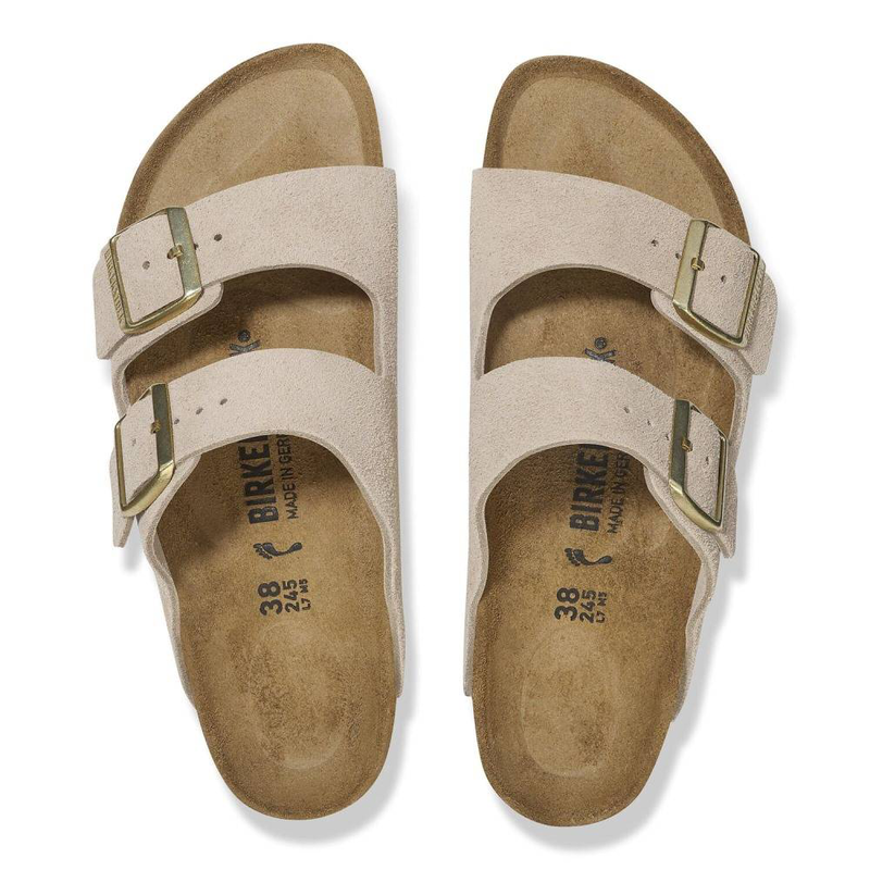 Birkenstock arizona suede leather narrow-null