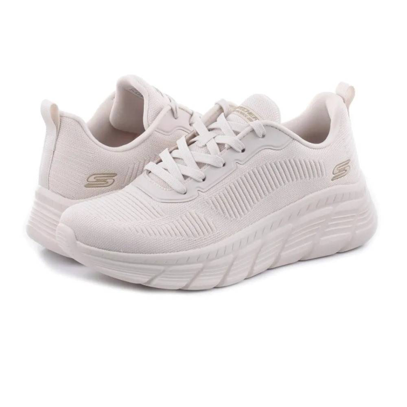 Bobs b flex hi - engineered knit fashion lace up sneaker-null