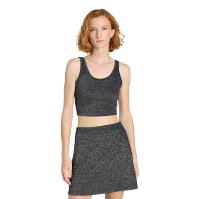 Adidas lurex bralet, Black, medium