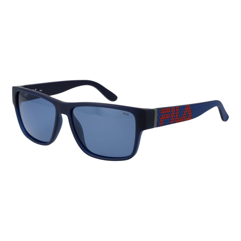 Blue plastic sunglasses-null