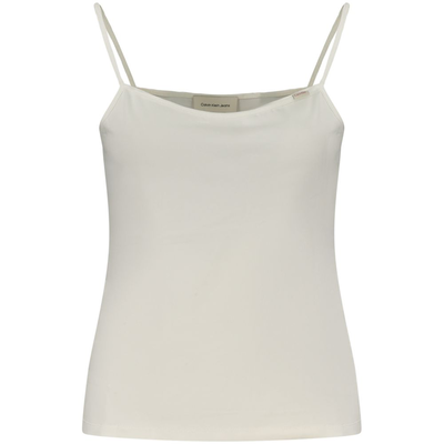 White cotton womens tank, White, medium