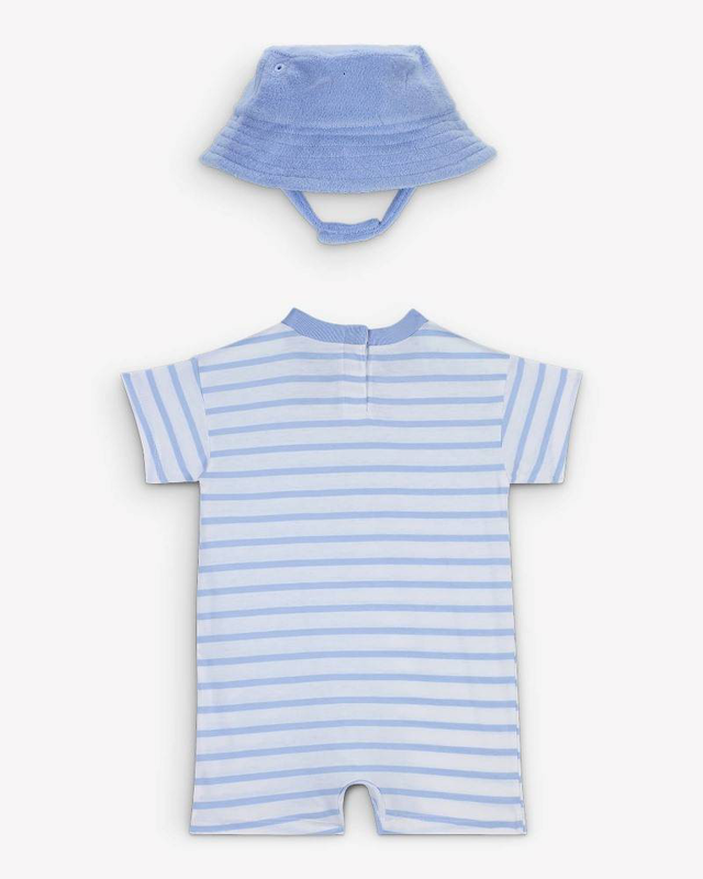 Product image: Nike baby boy towel terry ss / sl romper-null