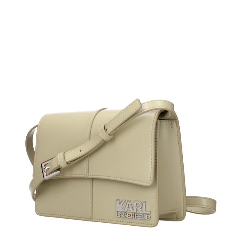 Green polyethylene crossbody bag-null
