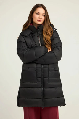 Jacket bomber long - funky buddha, Black, medium