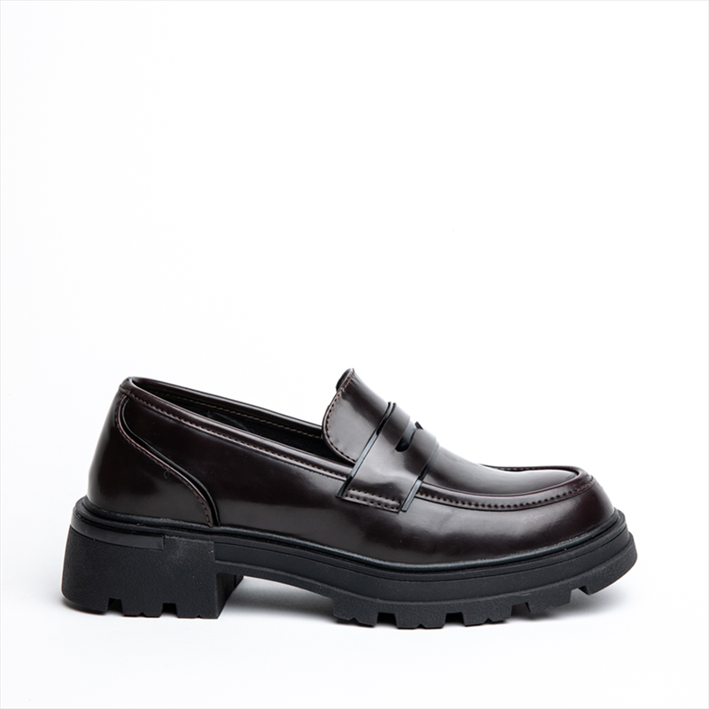 Miss belgini loafer pumps with elevated rubber heel image number null