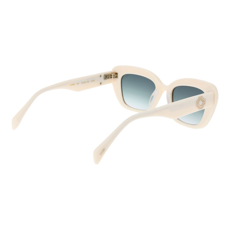Beige acetate sunglasses-null