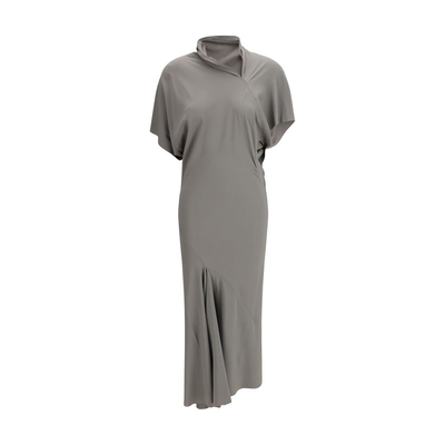 Gray acetate casual dress, Grey, medium