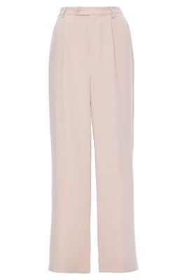Wide leg trousers, Beige, medium