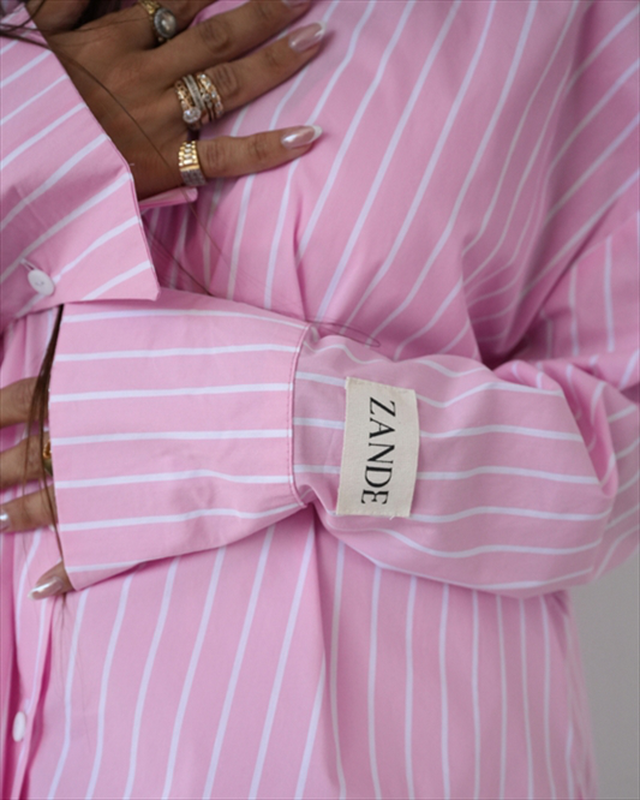 Product image: Zande daisy poplin stripped shirt an26-1-null