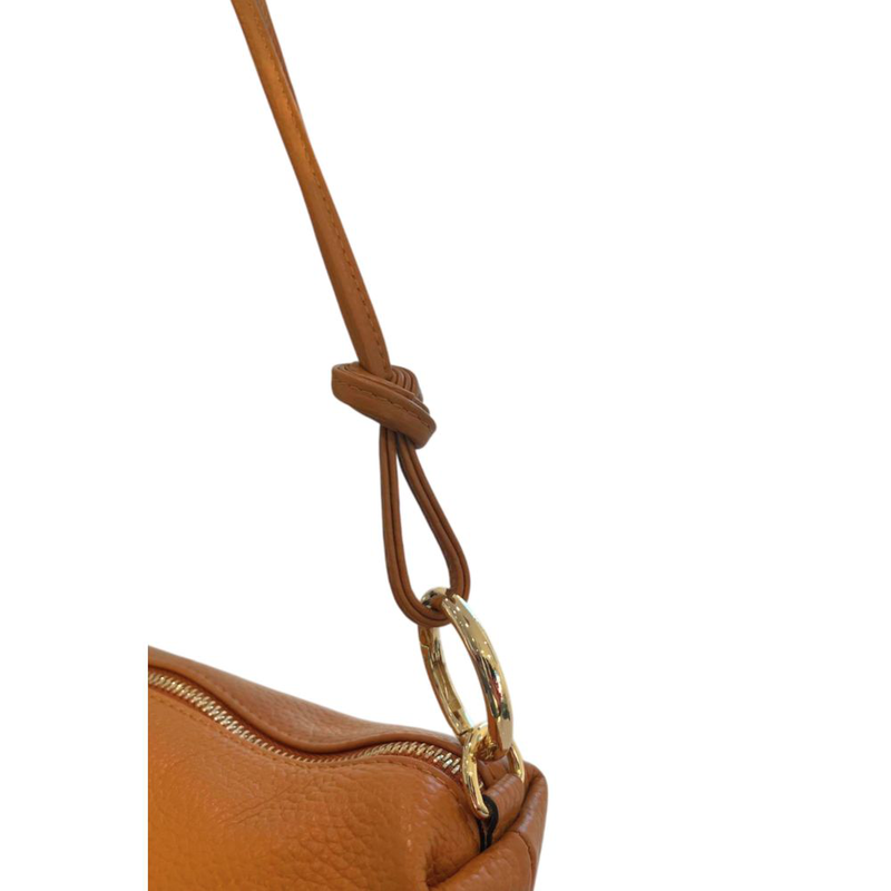 Brown leather women bag-null
