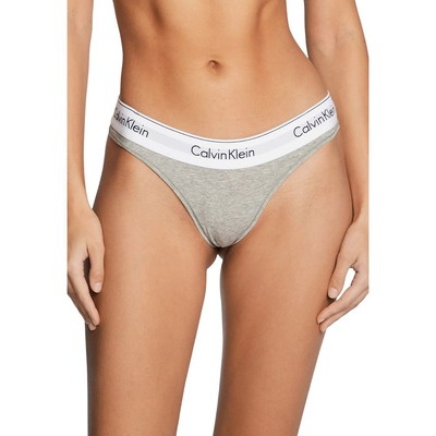 Gray cotton pantie, Grey, medium