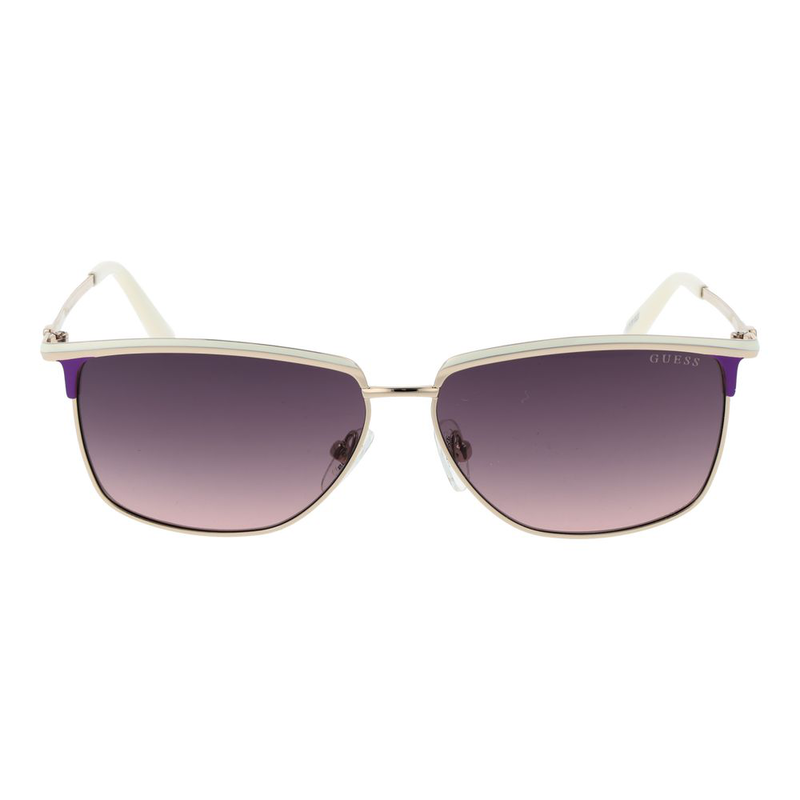 White metal sunglasses-null