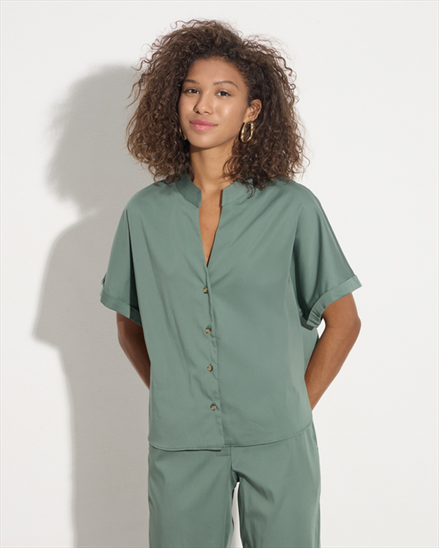 Cotton mao shirt-null