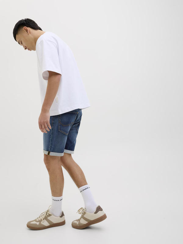 Jjirick shorts - blue denim-null