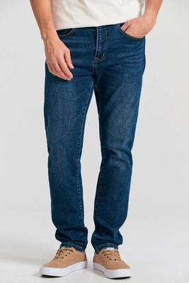 Trouser jeans tapered fit, Dk Blue, medium