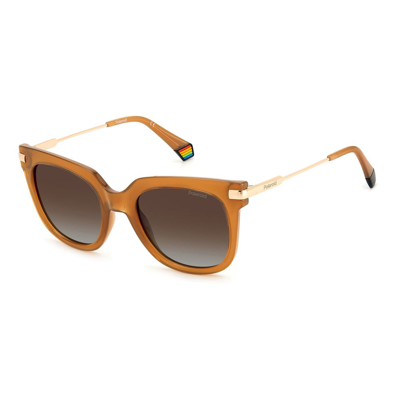 Orange resin sunglasses-null