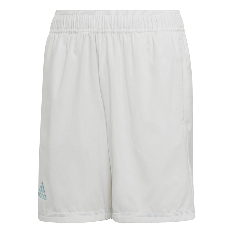 Product image: Adidas kids boys clothing tennis parley shorts white du2458-null