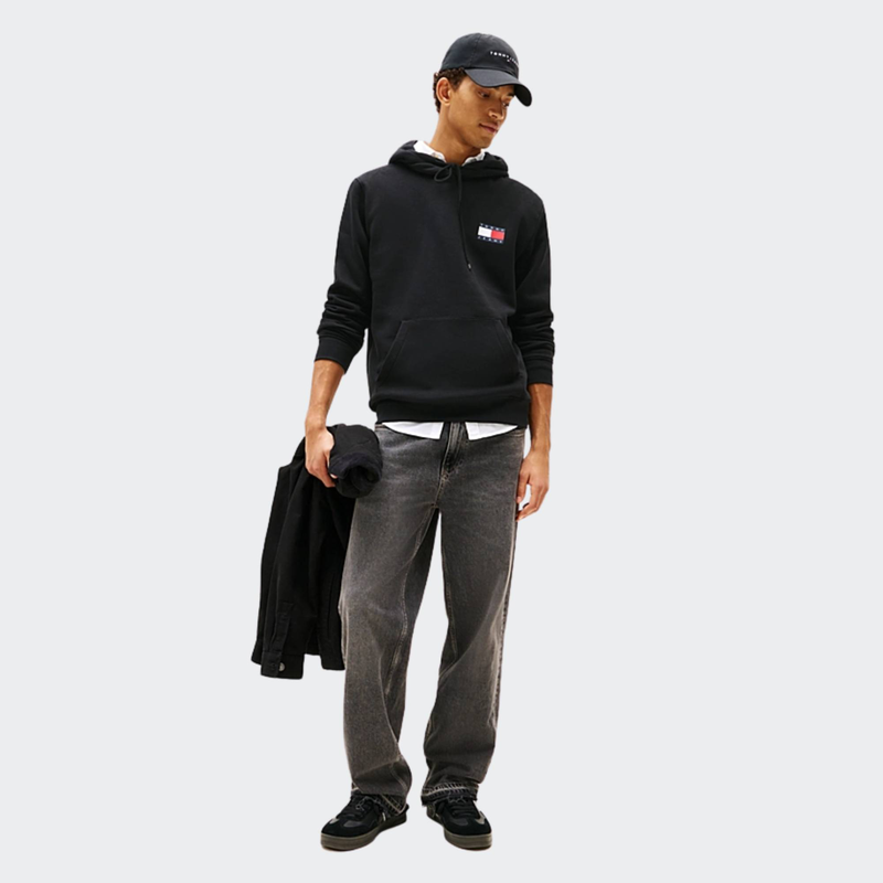 Mens regural essential flag hood-null