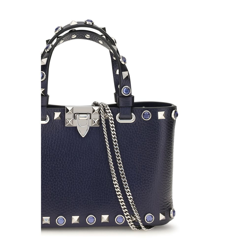 Black calf leather bos taurus handbag-null