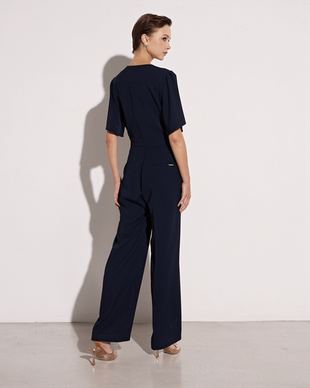 Jumpsuit crepe cross front-null