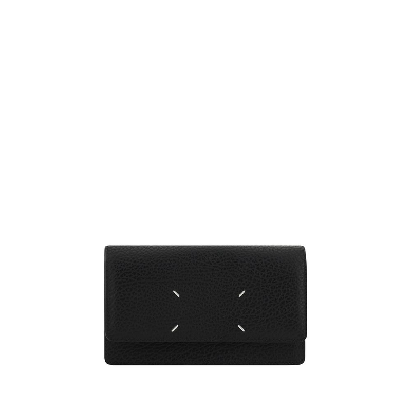 Black calf leather bos taurus wallet-null