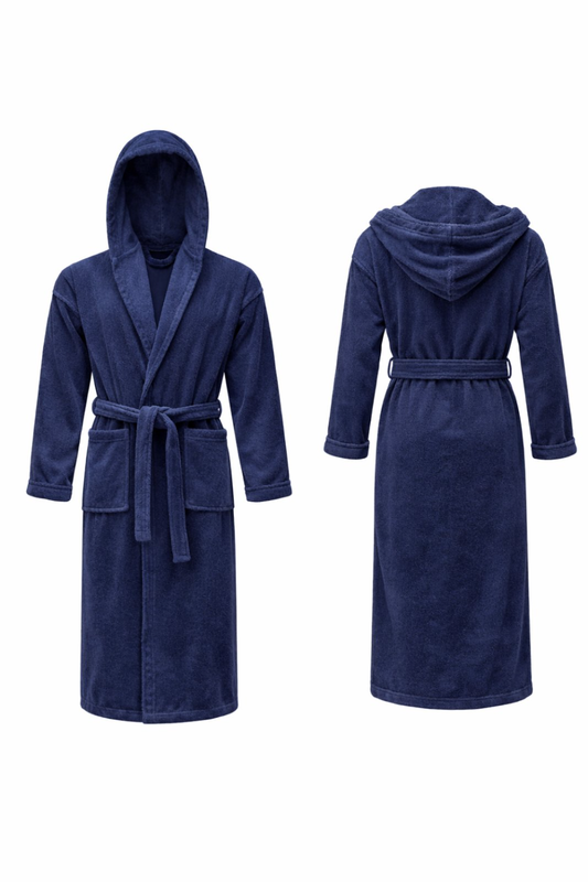Unisex hooded terry bathrobe #uhtb-null