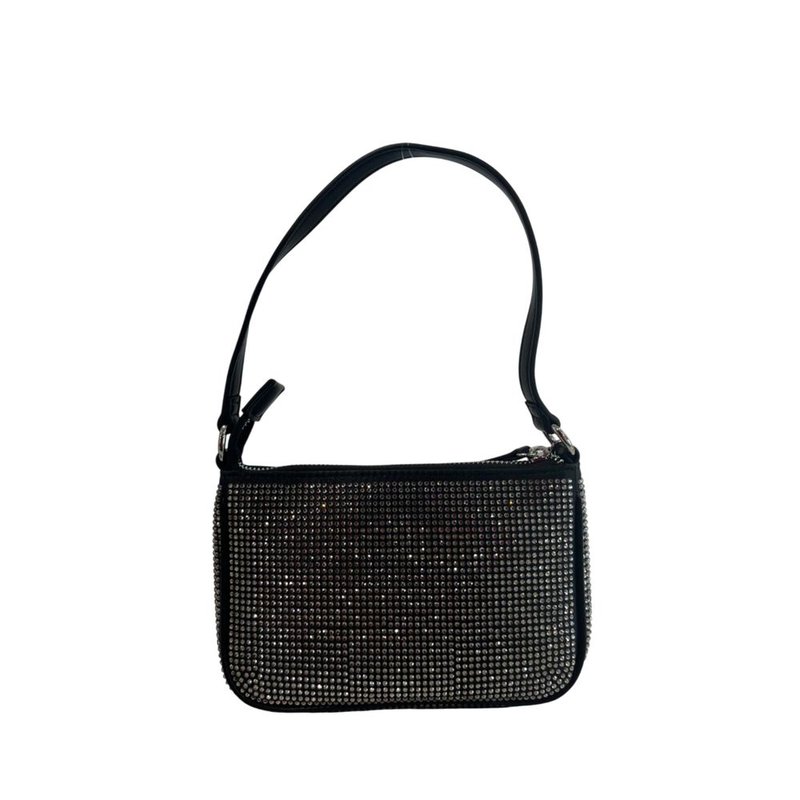 Purple pu women shoulder bag-null