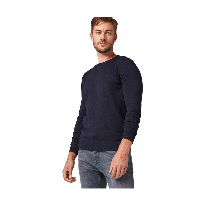 Product image: Baic crew nec knit mens knitted navy melange-null