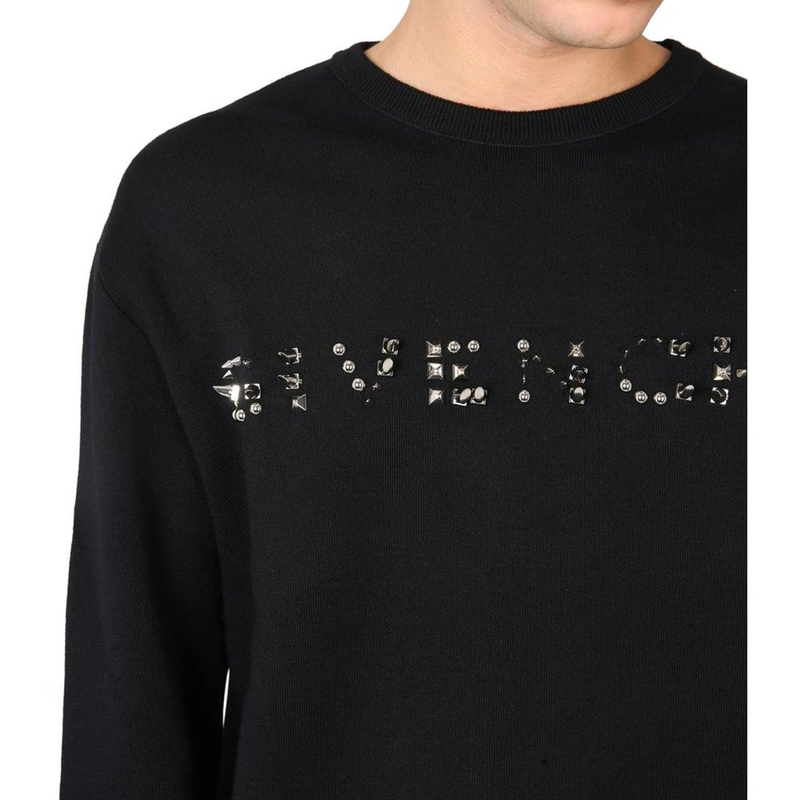 Black cotton sweatshirt-null