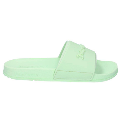 Juicy Couture brenna embossed sliders, Glow Green, medium