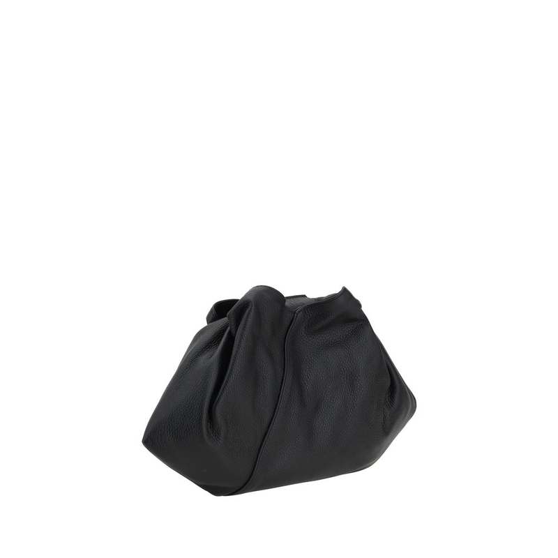 Black calf leather bos taurus handbag-null