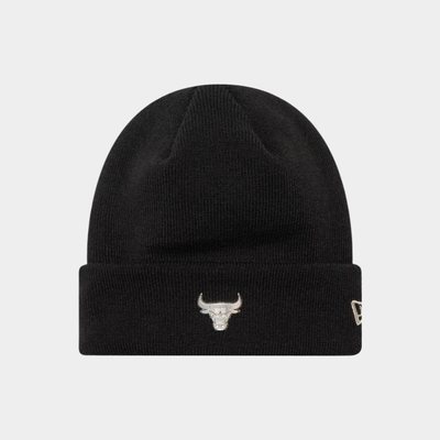 Metallic cuff beanie chicago bulls