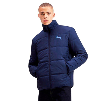 Essentials padded jacket mens, Peacoat, medium