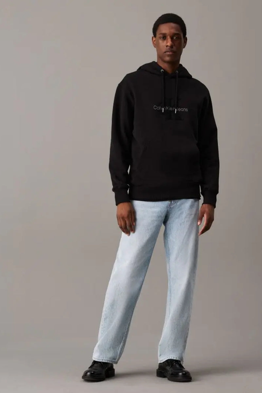 Chenille monologo hoodie-null