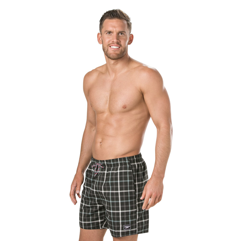 Yd check 19 leis 16"wsht am black/grey-null