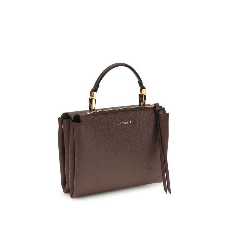 Brown calf leather bos taurus handbag-null