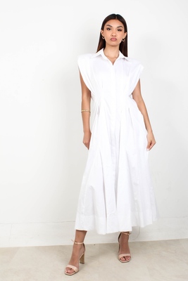 Dress midi, White, medium