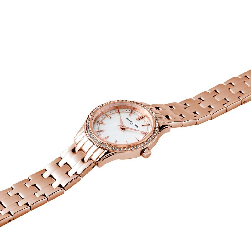 Multicolor stainless steel dress watch-null