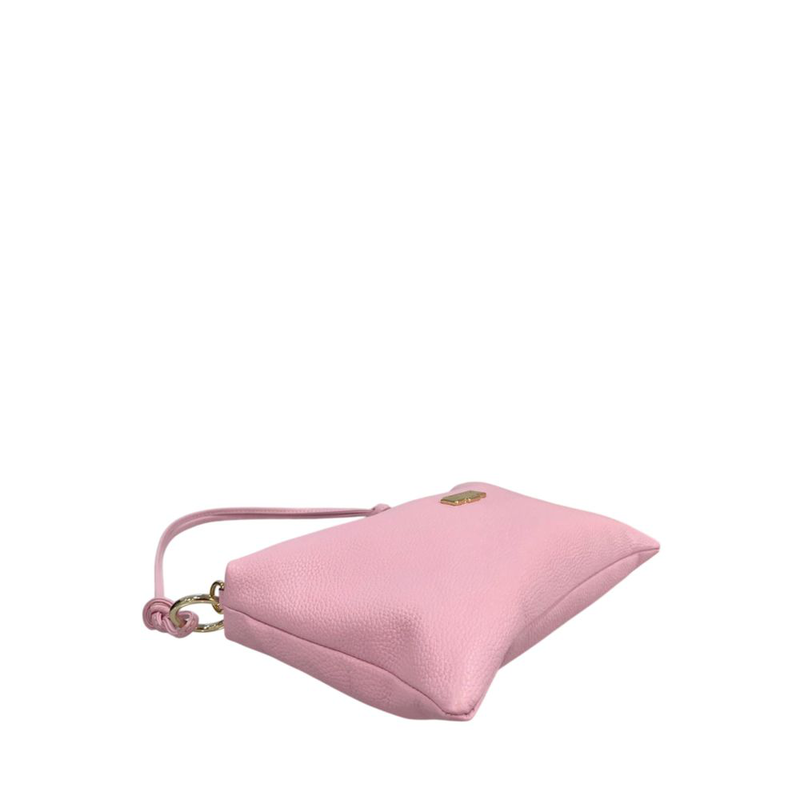 Pink leather women bag-null