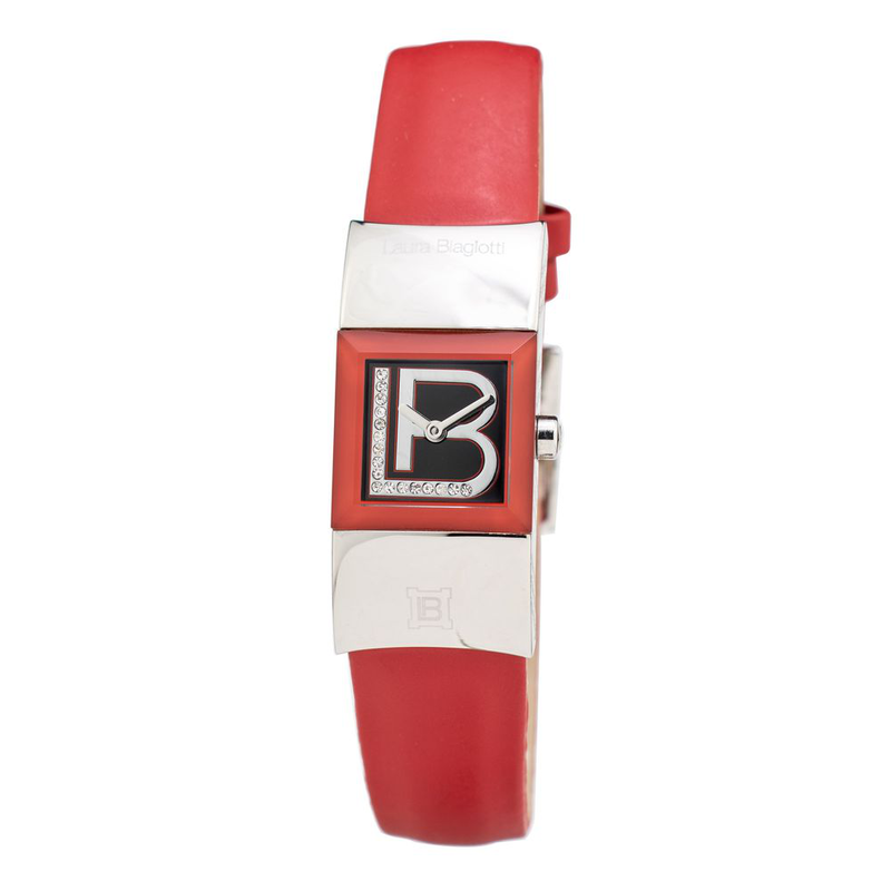 Multicolor leather dress watch-null