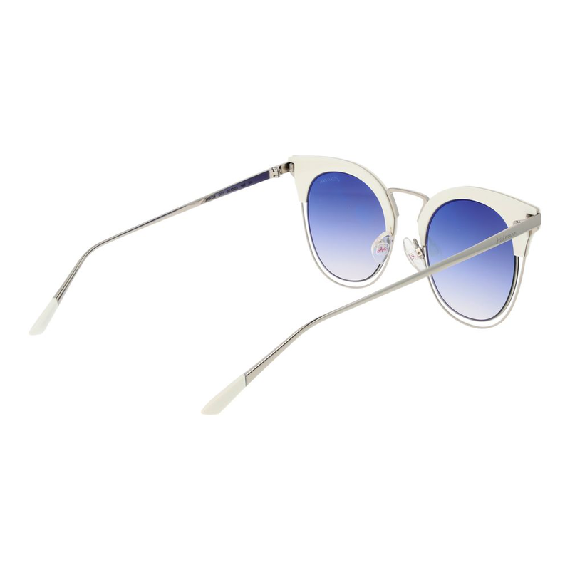 White metal sunglasses-null