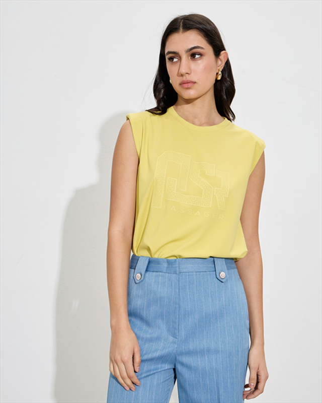 Blouse lycra sleeveless-null