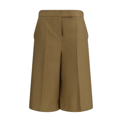 Bicolor linen bermuda shorts, Bicolor, medium