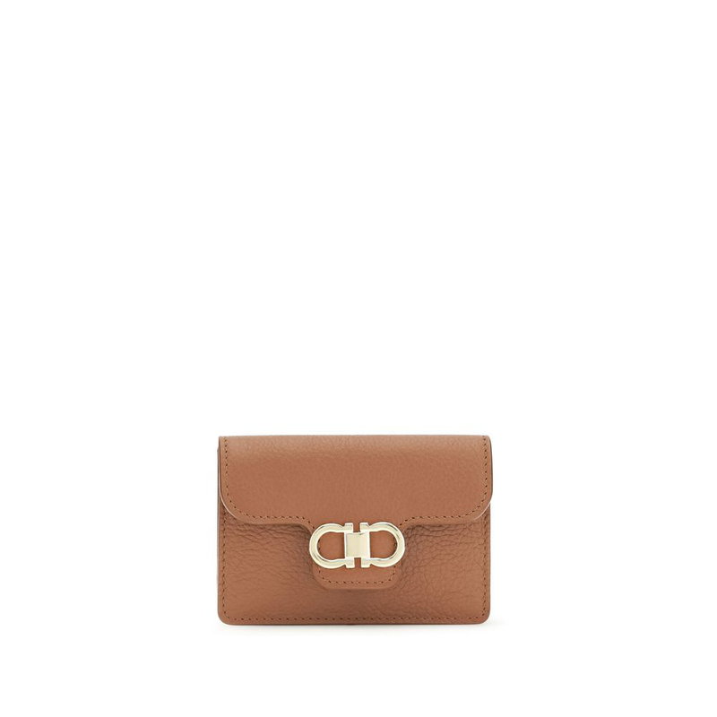 Brown calf leather bos taurus wallet-null