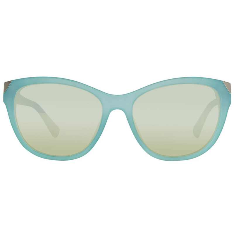 Blue plastic sunglasses-null