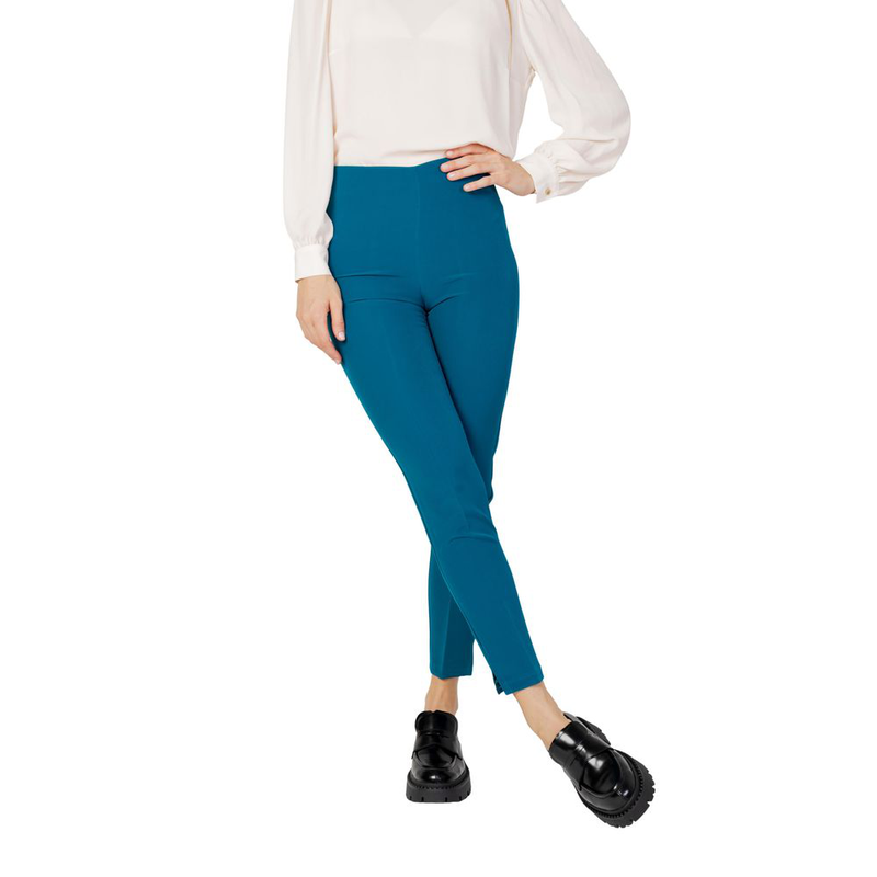 Black polyester pants-null
